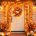 Runleo Fall Decor Maple Leaf Lights 10 ft 20 LED String Lights