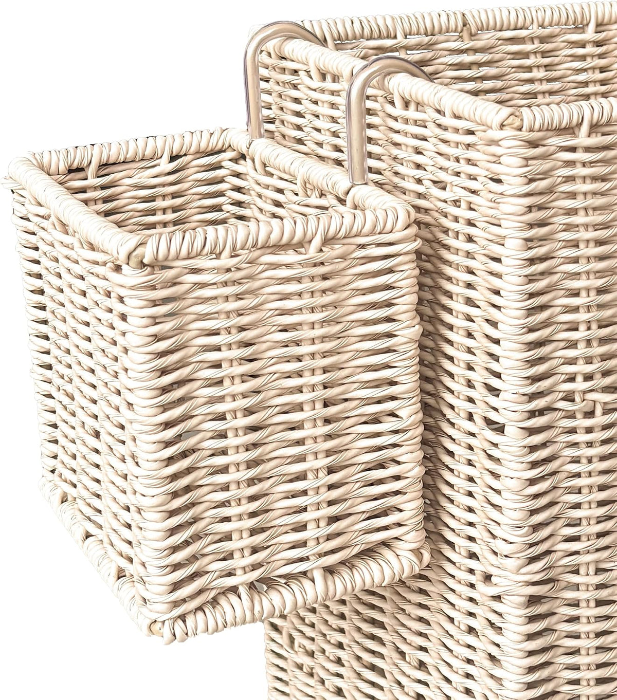 Wicker Umbrella Stand for Entryway, Decorative Rattan Holder
