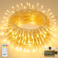Warm White Christmas String Lights, 33FT 100 LED Fairy Lights Indoor