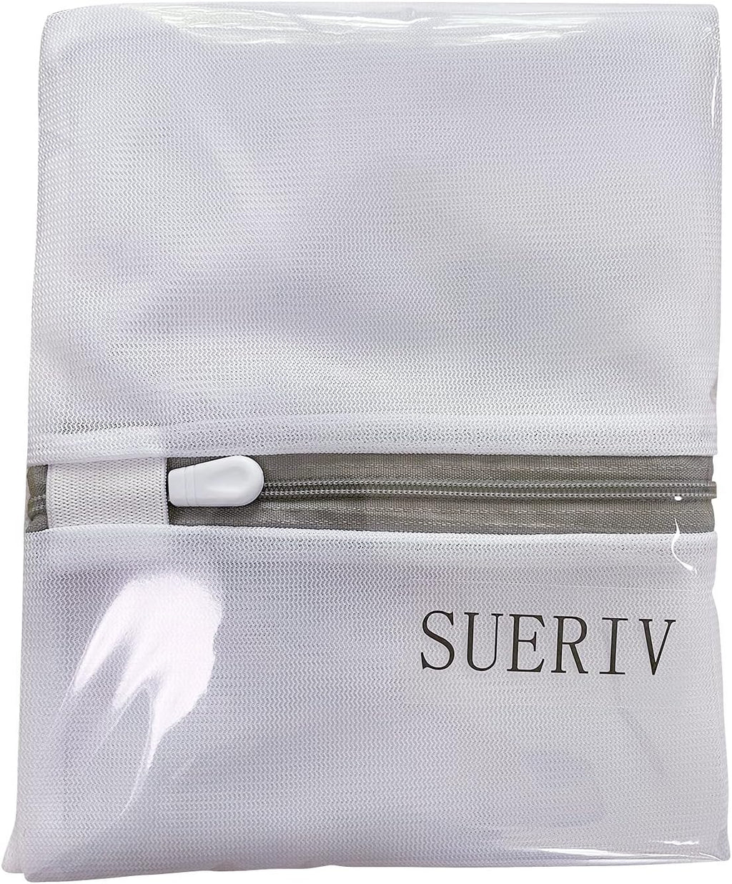 SUERIV Laundry Mesh Bag-Heavy Duty Mesh Laundry Bags,Laundry Bags Mesh Wash Bag for Washing Machine-Supper Zipper Net Laundry Bag for Travel,Lingerie,Sweater,Garment,Undergarment 4（24Inch×24Inch）