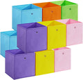 Garvee 12 Pack Storage Cubes, 10.2" Foldable Organizer for Cube Shelves