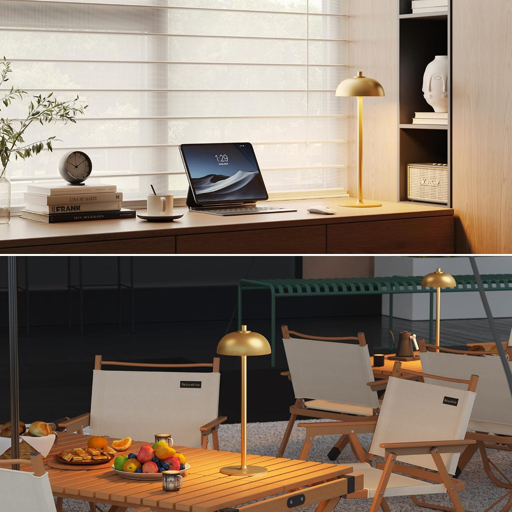 1 Pack Cordless Table Lamp Rechargeable, 5000mAh Battery Table Light