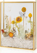 Shadow Box Frame 8x10, Deep Glass Shadow Box Display Case, 3D Shadow Boxes Picture Frame for DIY Wedding Dried Flowers, Memories, Tickets and Photos