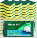 AIDEA Heavy Duty Sponges Kitchen 300PK, Dish Sponge Kitchen, Scrub Sponges