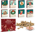 Incense Cones 120 PCS 8 Scents with Ceramic Holder Christmas Home Gift