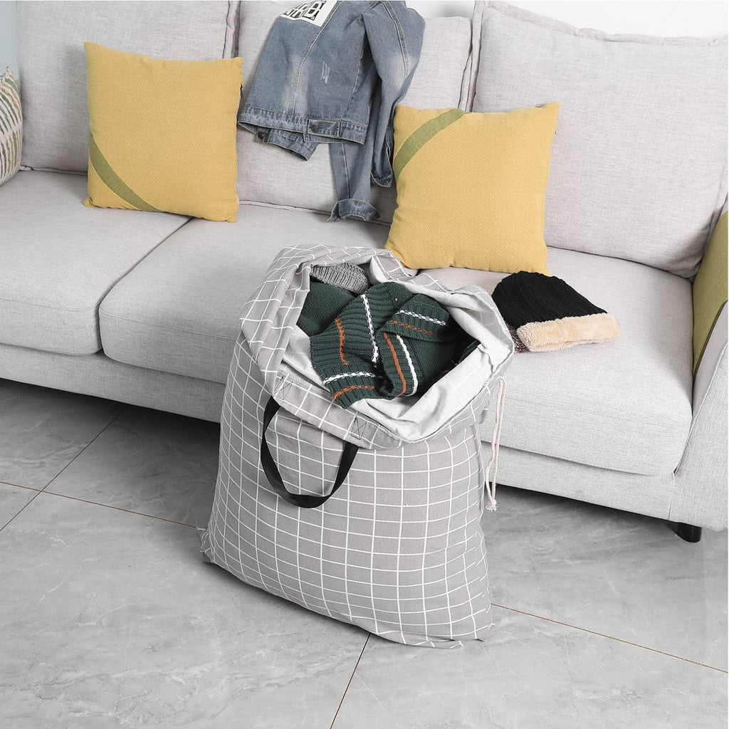 SWISSELITE Heavy Duty Laundry Bag, Large Travel Dirty Clothes Bag