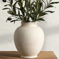 Ceramic Flower Vase, Flower Vase Rustic Farmhouse Decorative Vase Floral Pottery Vases for Home Decor Table Living Room Entryway Mantel Bookshelf Bedroom Bathroom Kitchen - 7.4" W