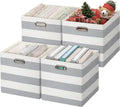 Posprica 3X Thicker Storage Bins Storage Cubes, 13×13 Fabric Storage Boxes Foldable Baskets Containers Drawers for Nurseries,Offices,Closets,Home Décor