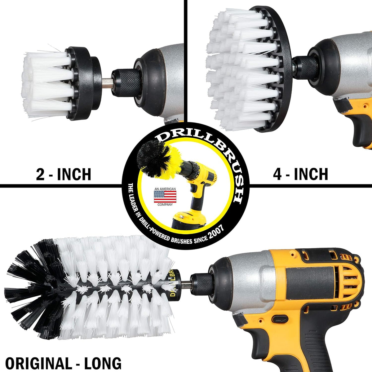 Car Accessories for Men - Auto Detailing Supplies - Wheel Cleaner Brush Set