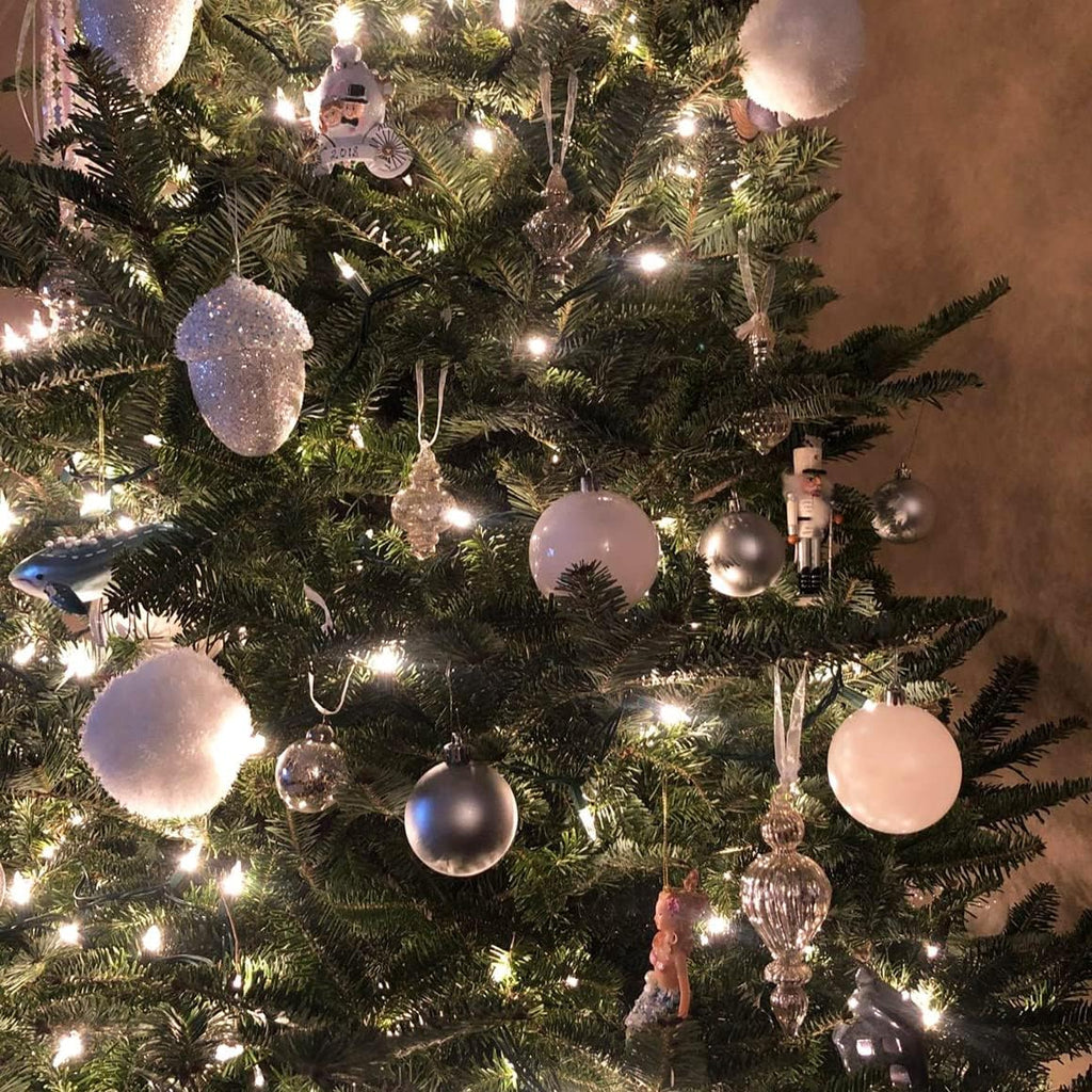 Glass Christmas Ball Ornaments Mercury Glass Drop Ornaments Holiday Trees Wreaths & Garland Decor Gold Color Size: 1.57''-5.39''(17 Pieces)