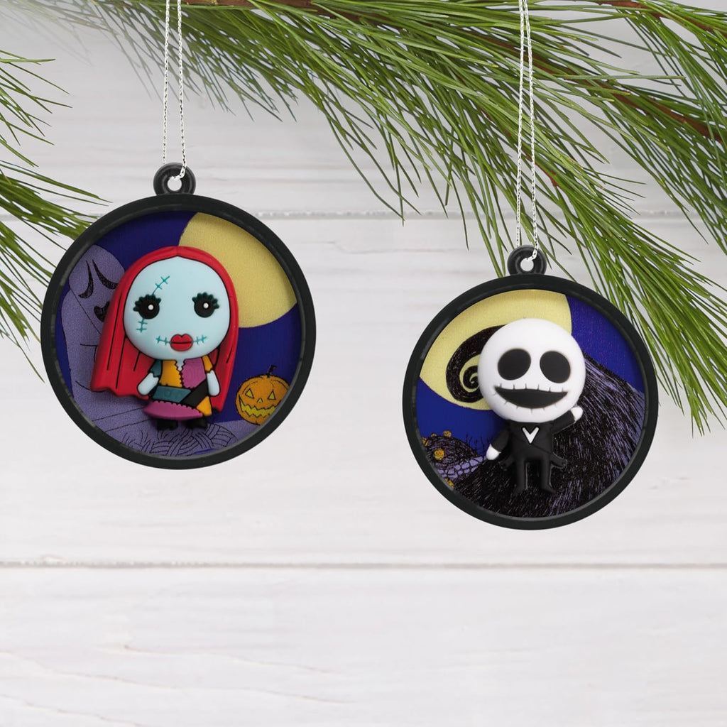 Hallmark The Nightmare Before Christmas Mini Christmas Ornaments, Set of 4