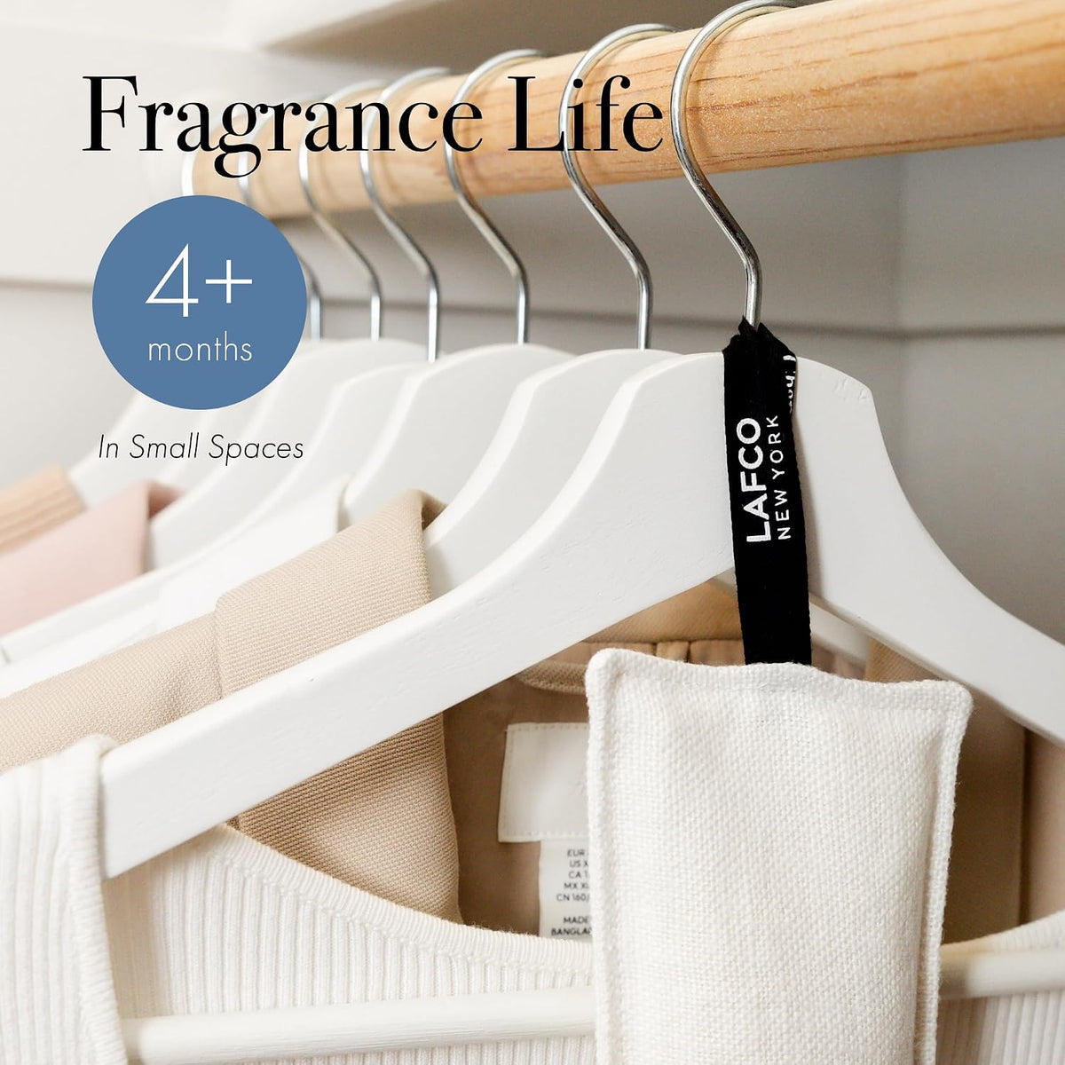LAFCO New York Scented Linen Sachet, Sea & Dune - Up to 4-Month Fragrance Life - Made in the USA