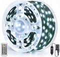 Outdoor Christmas Lights 300 LED 98FT, 13 Modes Cool White