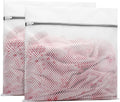 Muchfun 2Pcs Durable Honeycomb Mesh Laundry Bags for Delicates 24x24 Inches
