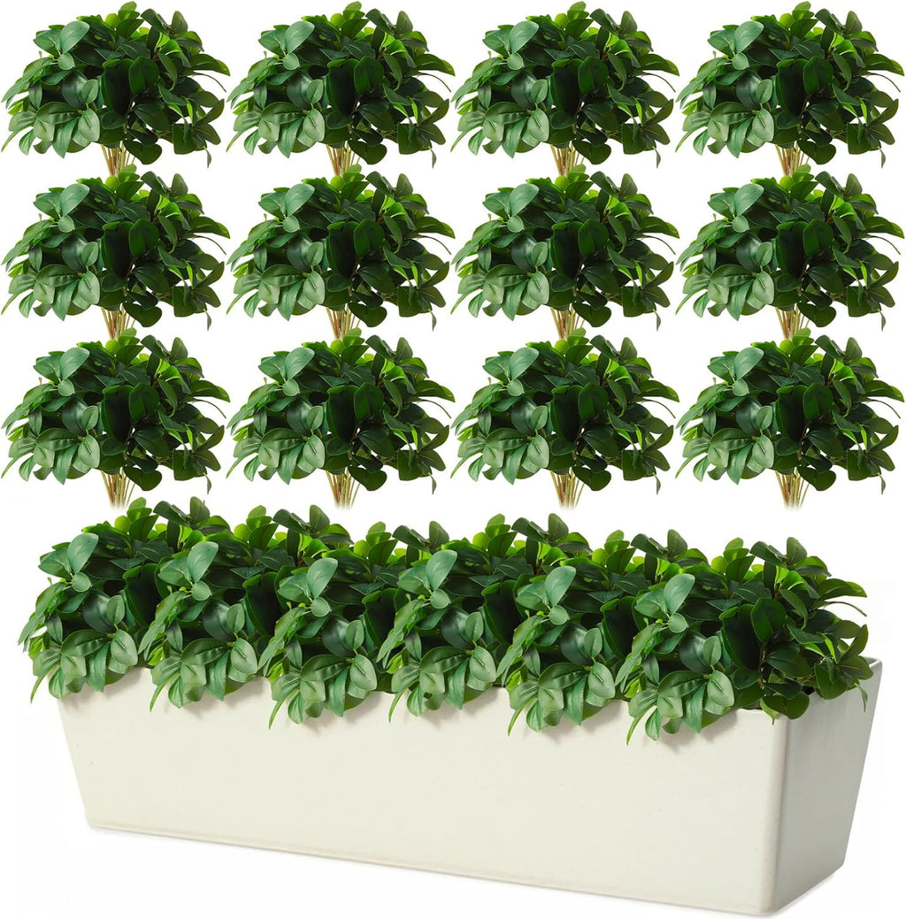 Hotop 36 Pcs Artificial Eucalyptus Stems Fake Greenery Branches for Vase