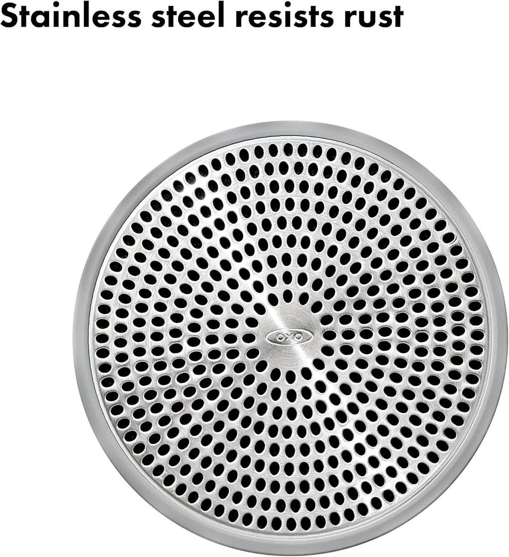 OXO Good Grips Shower Stall Drain Protector, 2 Pack