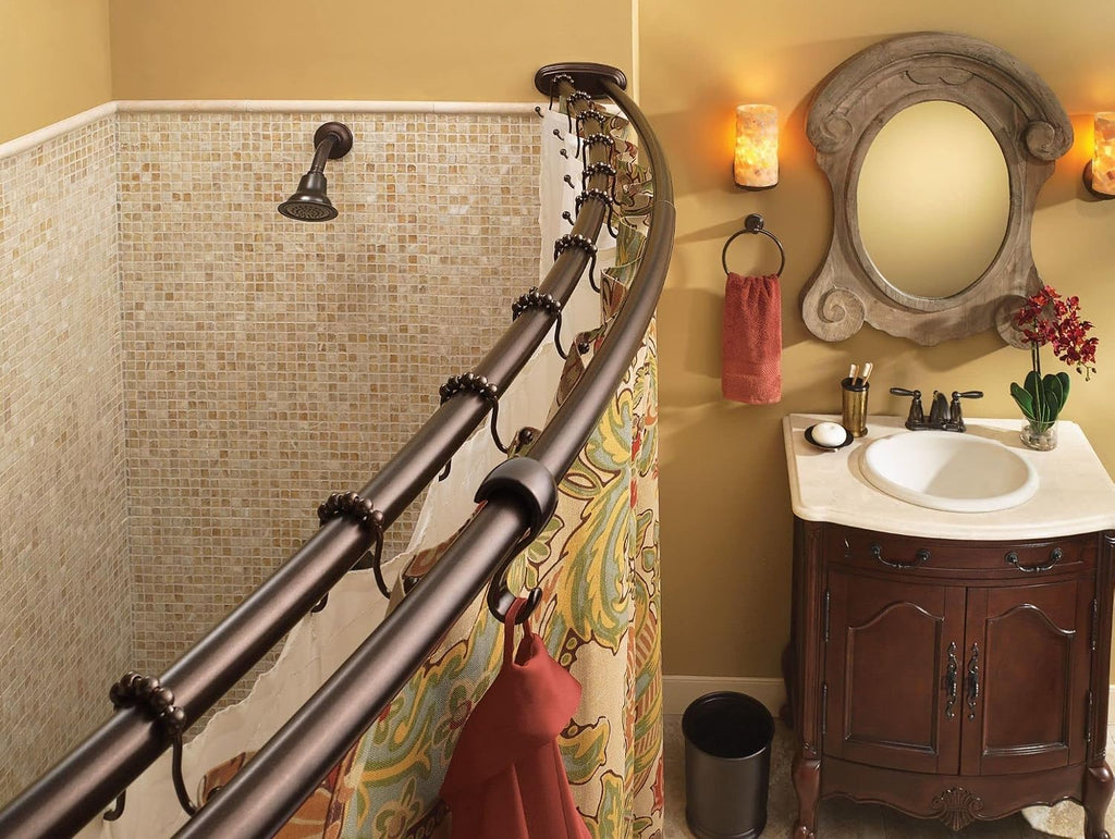 Moen SR2201OWB Shower Curtain Rings (Pack of 48), Bronze