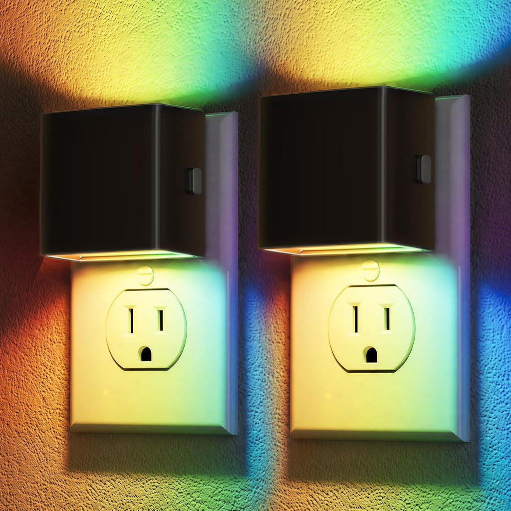 DORESshop LED Night Lights Plug into Wall [2 Pack],Plug in Nightlight
