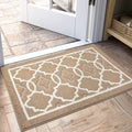 CHICHIC Indoors Doormat 32 x 48 Inch Welcome Mat Front Back Indoors Door Mats for Home Entrance Entry Way Entry Rugs Floor Mat Machines Washable Rugs Inside Non Slip Outdoors Rugs, Khaki