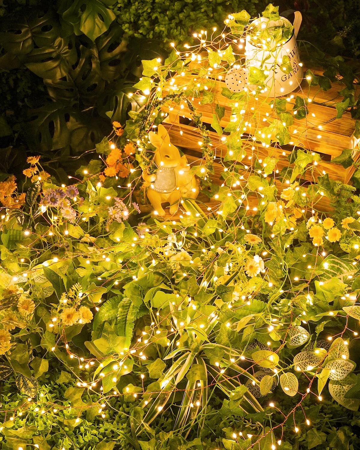 240 LED Solar Fairy Lights Outdoor Waterproof IP65, 20FT 8 Lighting Modes