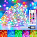 Color Changing Fairy Lights Plug in, 33FT 100 LED String Lights with Remote