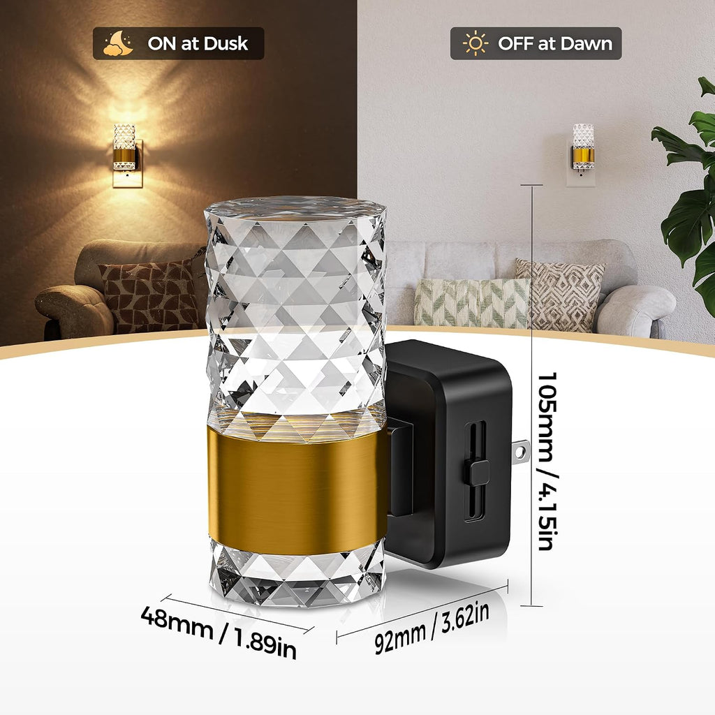 DORESshop Night Lights Plug into Wall,Acrylic Night Light