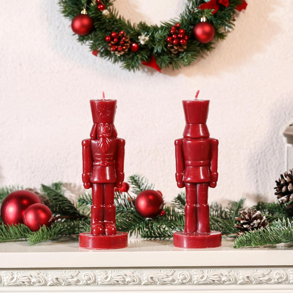 Nutcracker Candle - Christmas Candles,Nutcracker Soldier Pillar Candles