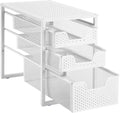 Simple Trending Under Sink Organizer 3-Tier with Sliding Storage Drawer