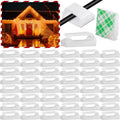 Hicarer 100 Pcs Christmas Adhesive Cable Clips Cord Holder