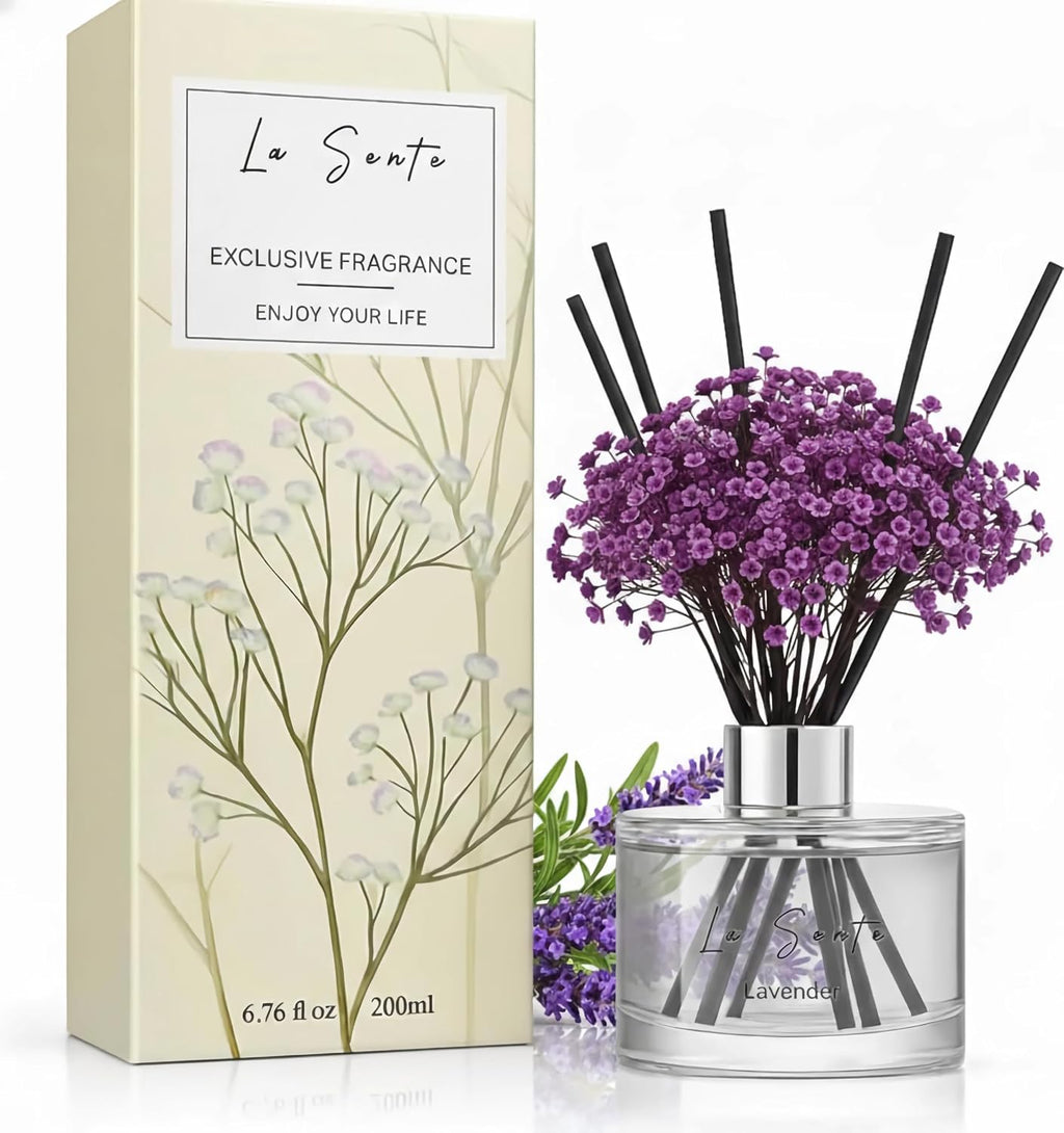 Reed Diffuser Set, Lavender, 6.7fl oz / 200 ml, for Home