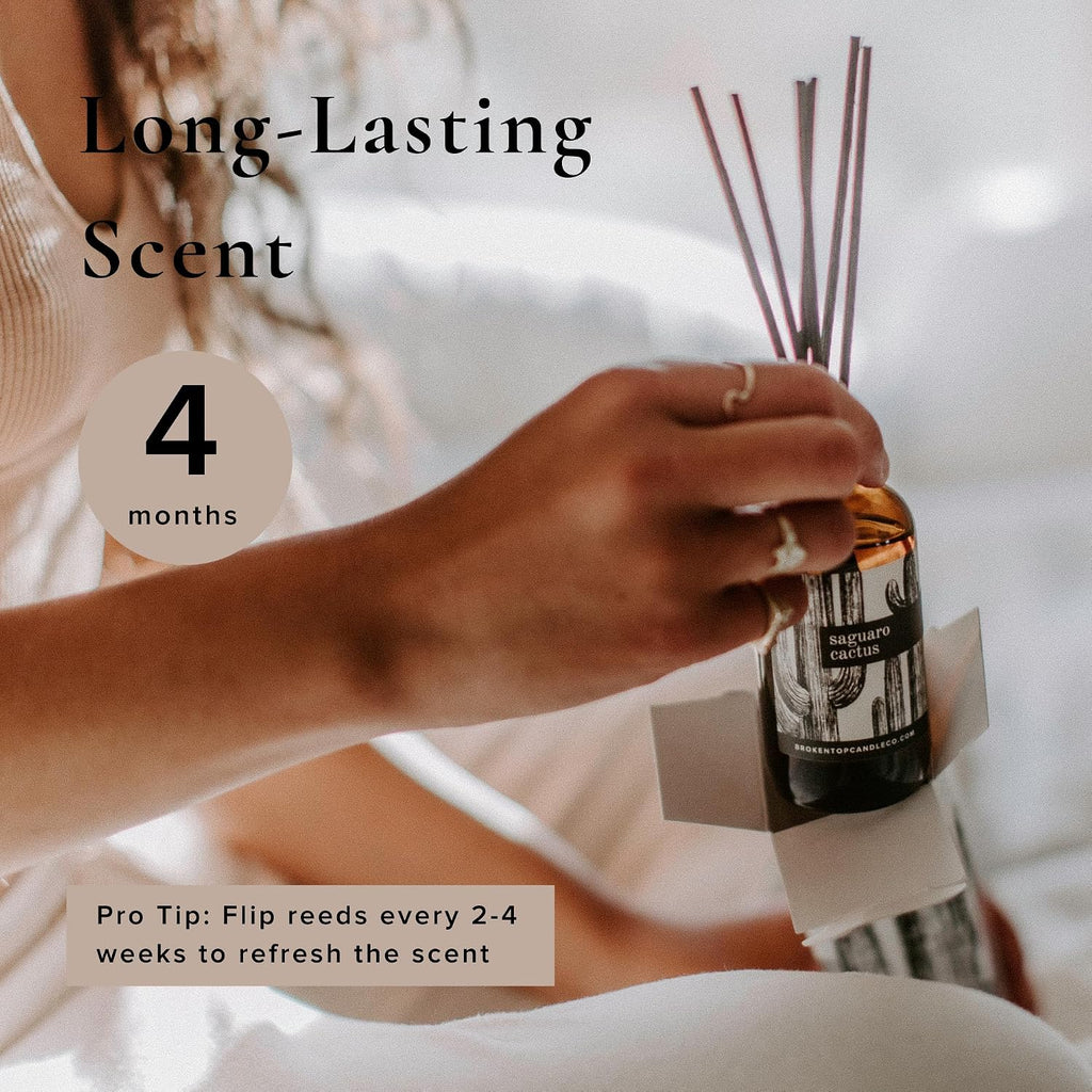 BROKEN TOP Natural Reed Diffuser Set (Saguaro Cactus)
