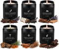 Scented Candles for Men, 6 Masculine Scents Set, 42oz Total