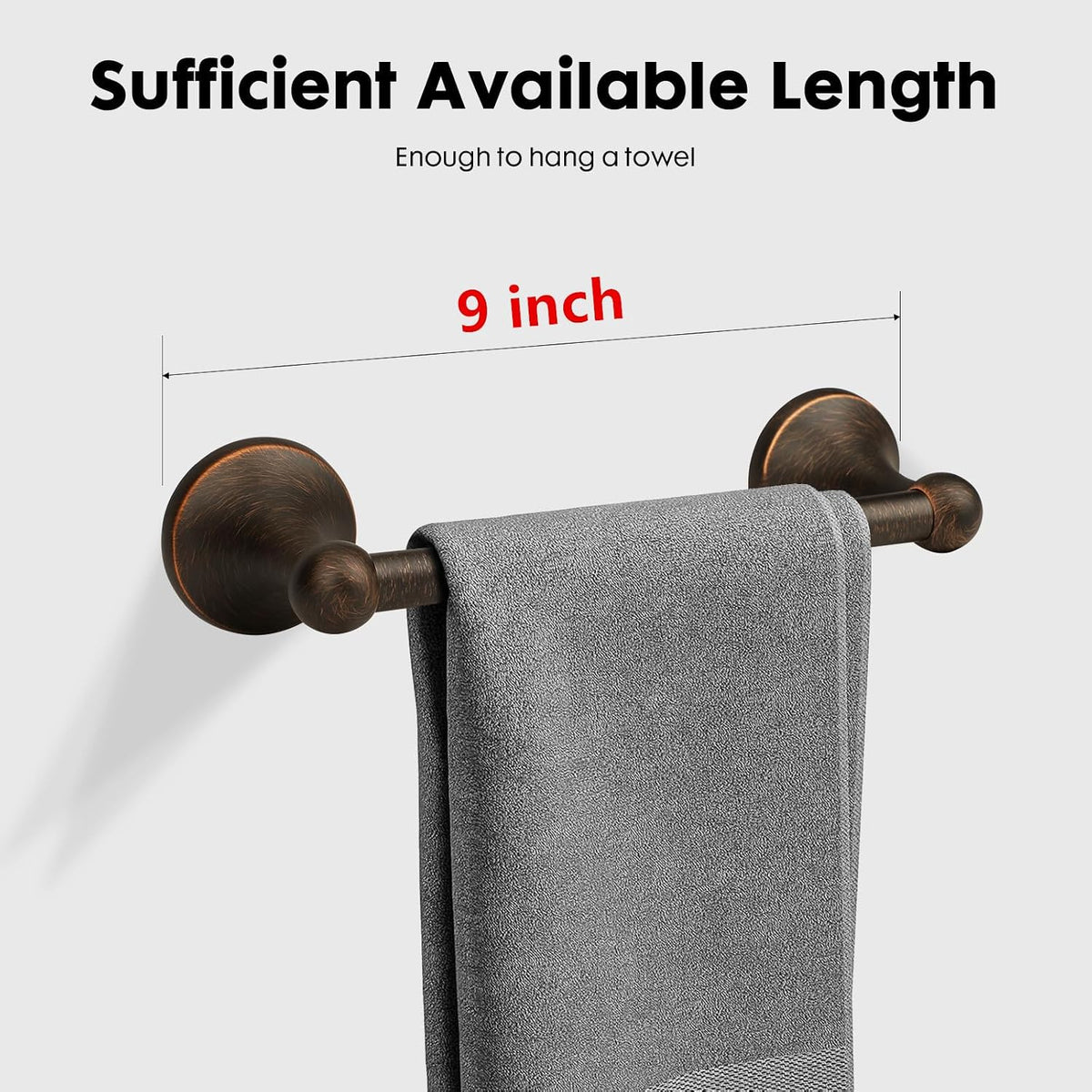 Hand Towel Bar Hand Towel Holder for Bathroom Oil Rubbed Bronze