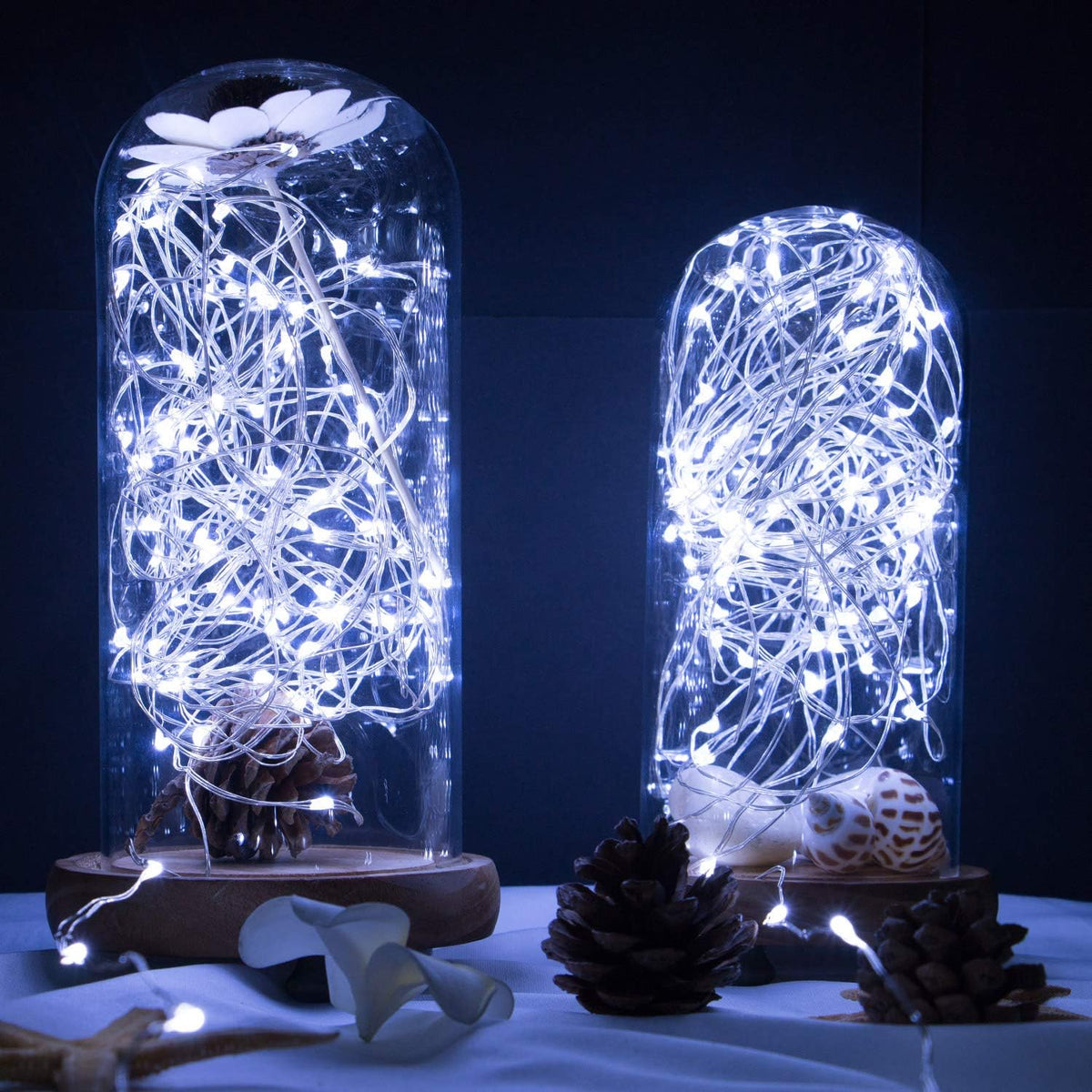Minetom 5 Pack Fairy Lights Battery Operated, 7Ft 20 LED String Lights