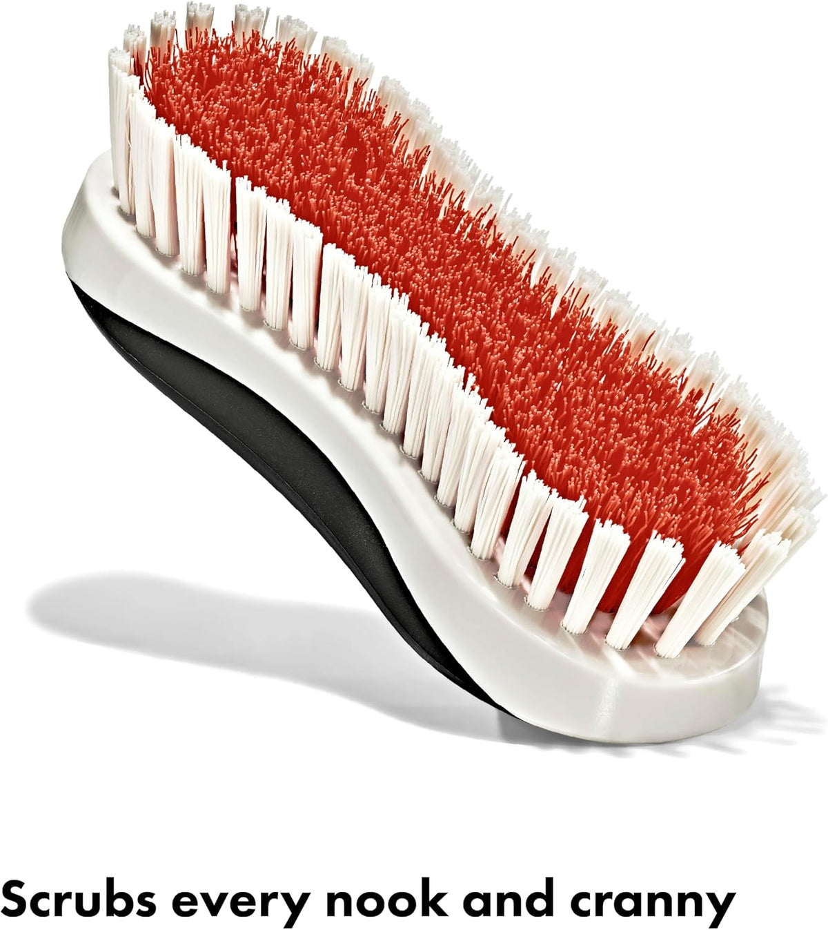 OXO Good Grips Grout Brush & Heavy Duty Scrub Brush Combo Set; Tough, Durable bristles Cut Through Grime and soap scum; Ideal for tubs, Tile Walls, countertops and Floors
