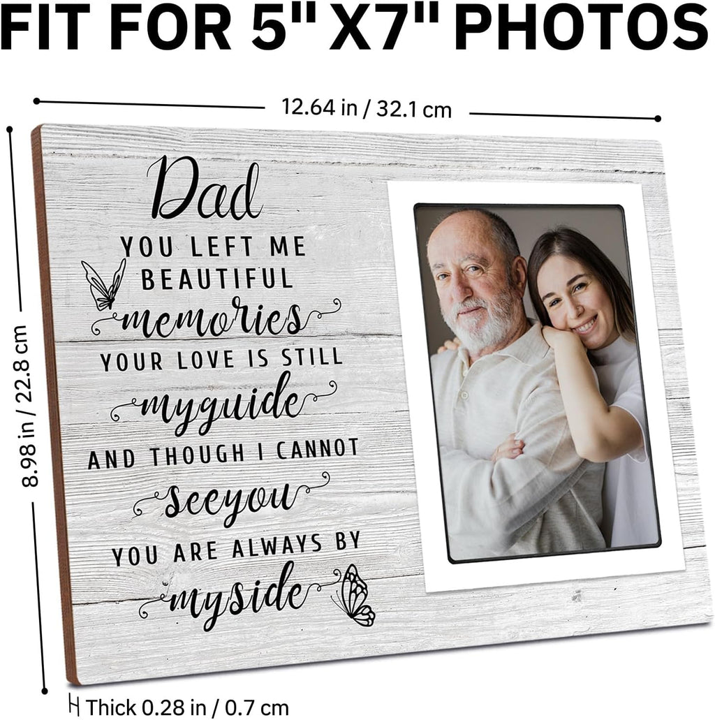 SteadStyle Memorial Gifts for Loss of Dad, Memorial Photo Frame Fits 5x7