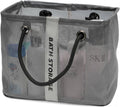 TOPASION Bath Storage Shower Caddy Organizer for Bathroom, College Dorm, Camp, Gym (Small Grey)