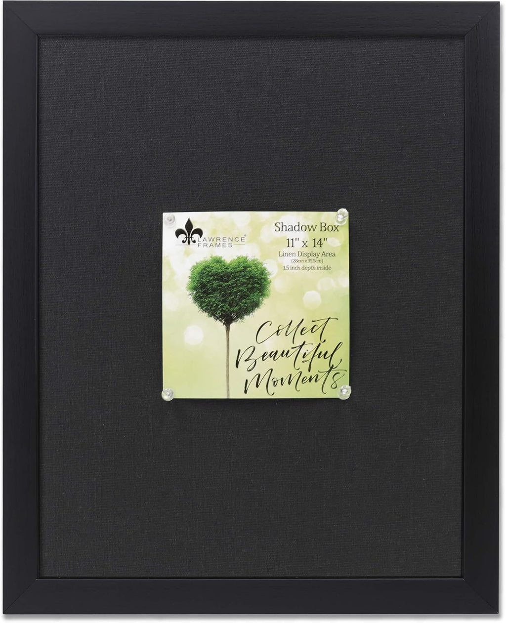 Lawrence Frames Shadow Box Frame, 11x14,Black