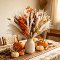 Fall Decor Dried Pampas Grass 17inch 60~85Pcs(B-75Pcs)