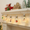Aurelema 1 Pc Christmas Bulb String Lights Snow Globe Lamp, Warm Light