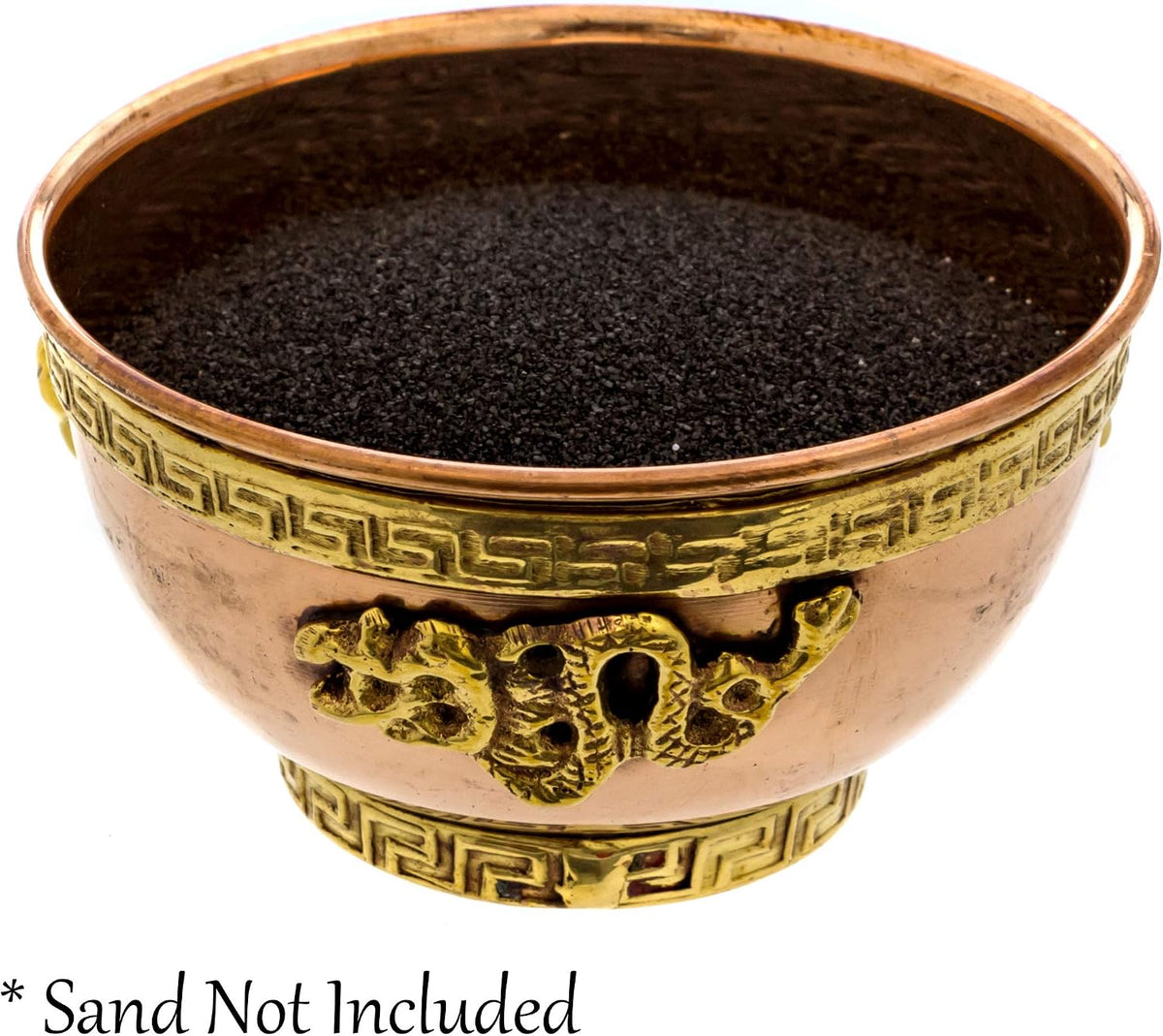Alternative Imagination Dragon Copper Bowl - Offering Bowl For Altar Use, Ritual Offerings, Witchy Home Decor - Incense Holder for Incense Cones, White Sage, Palo Santo Sticks - 3 Inches Wide