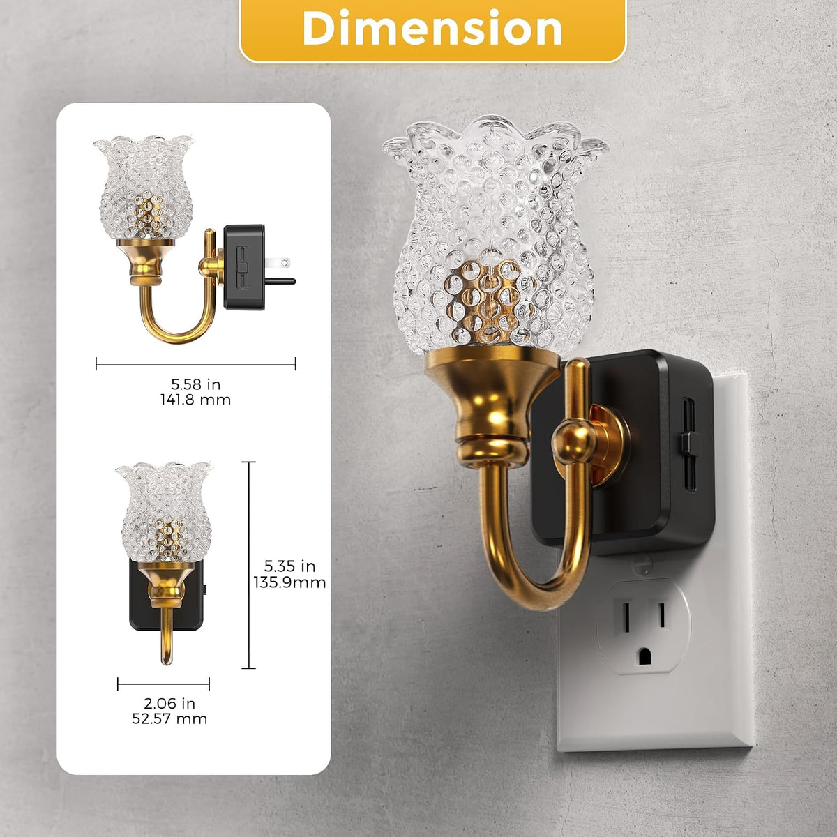 L LOHAS LED Night Light,Decor Night Lights Plug into Wall