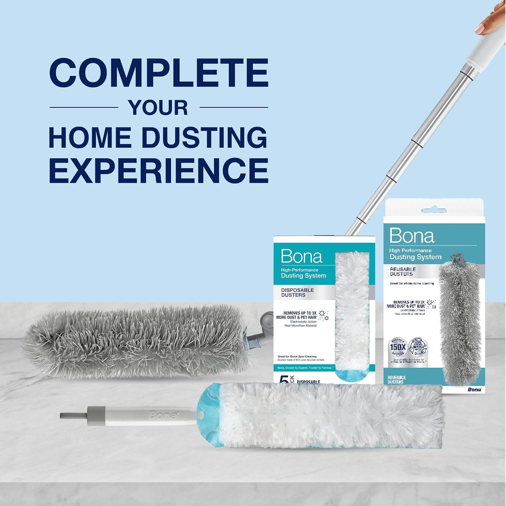 Bona Reusable Dusters - 2 Pack - High Performance Dusting System