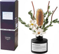 Reed Diffuser Set with Dried Flowers, 3.38fl.oz Fragrance Diffuser with Sticks, Scented Sticks Aroma Diffuser, Home & Office Décor for Air Fresheners, Bathroom (Pure White Gardenia)