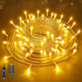 Ollny 100 LED Christmas Lights 33FT, Warm White Connectable Fairy Lights