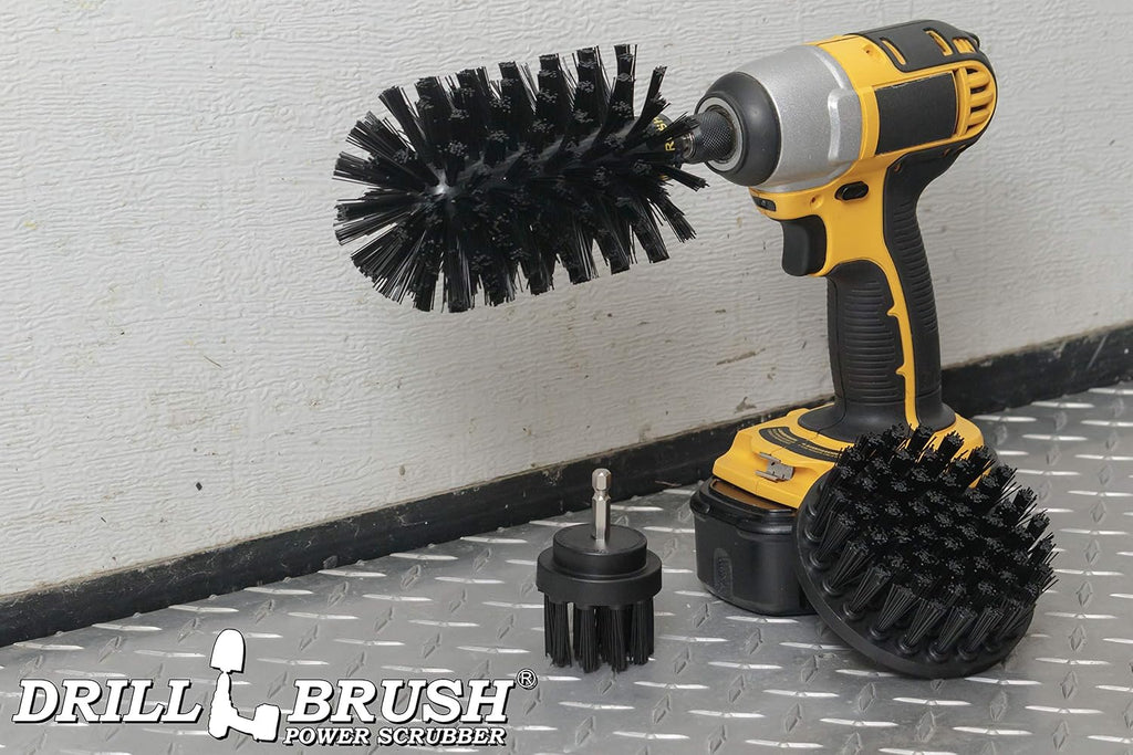 Grill Cleaning Brush Drill Attachment Set - Pellet Smoker Accessories