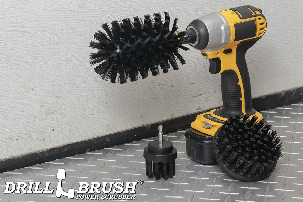 Grill Cleaning Brush Drill Attachment Set - Pellet Smoker Accessories