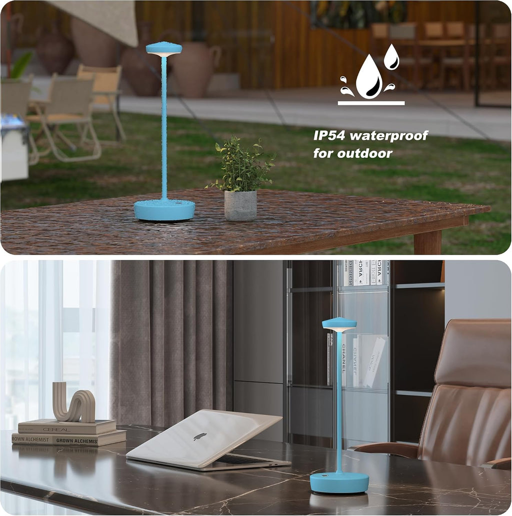TBBGA 1 Pack Cordless Table Lamp Rechargeable, 5000mAh Battery Table Light