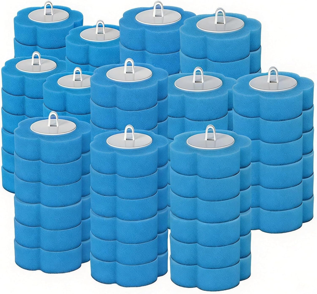 72 Count Toilet Bowl Cleaner Brush Wand Refills