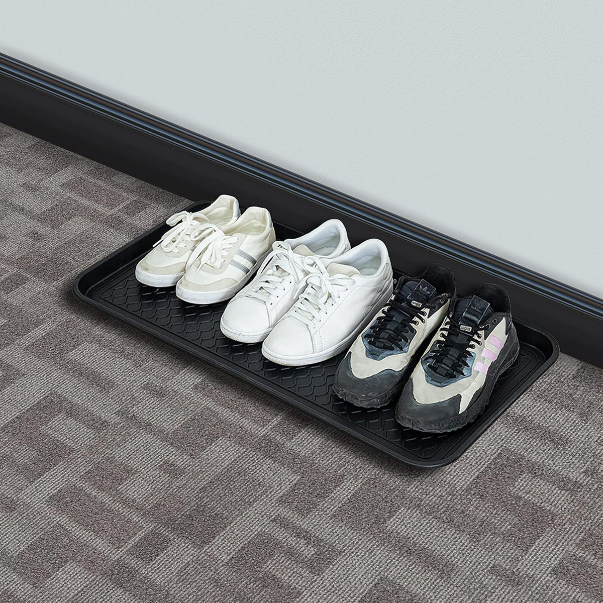 Boot Tray 2 Pack, Large 30"x15" Water Resistant - Shoe & Pet Mat